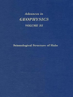 cover image of Advances in Geophysics